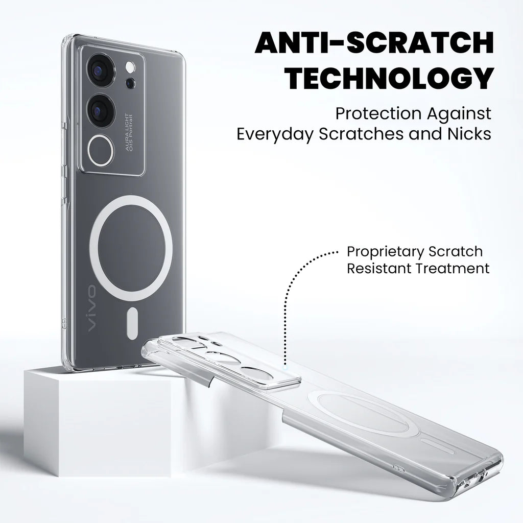 Anti-Yellow MagSafe Clear Case for Vivo Y400 Pro 5G
