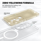 Zero yellowing formula – Crystely Vivo V50e case vs yellowed competitor case