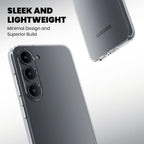 Sleek and lightweight clear case for Samsung Galaxy S23 FE