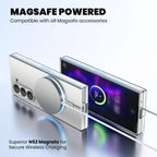 Anti-Yellow MagSafe Clear Case for Galaxy Z Fold 6 powered