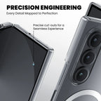 Anti-Yellow MagSafe Clear Case for Galaxy Z Fold 6 cutouts seamless experience