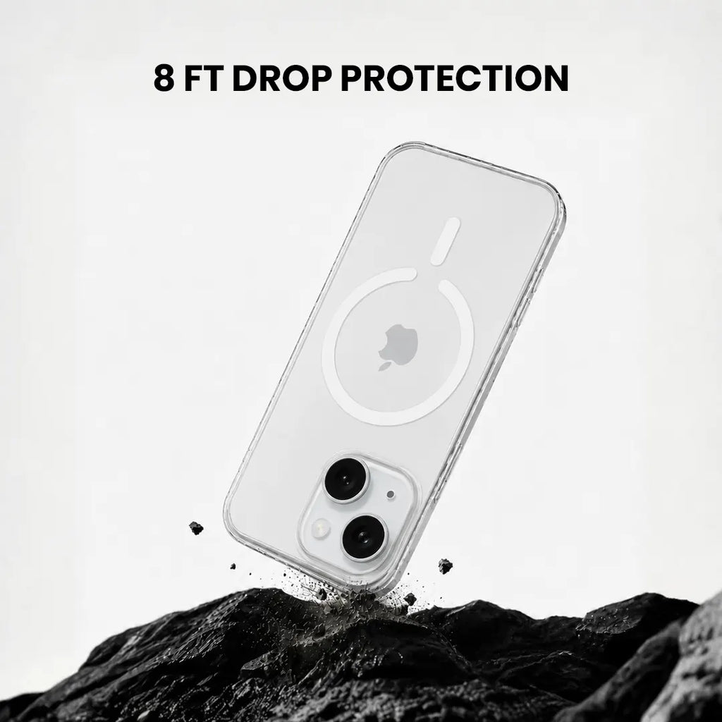 iPhone 15 Plus - Anti Yellow MagSafe Clear Case