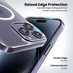 iPhone 14 Pro Max Anti Yellow Clear MagSafe Case raisde edge protection