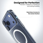 Crystely iPhone 17 Pro Max case Action Button precision cutout