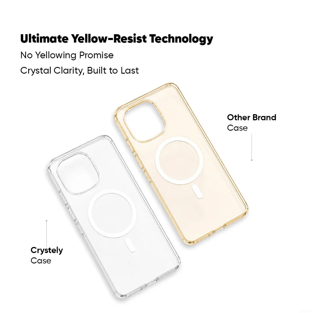 iQOO 12 - Anti Yellow MagSafe Clear Case