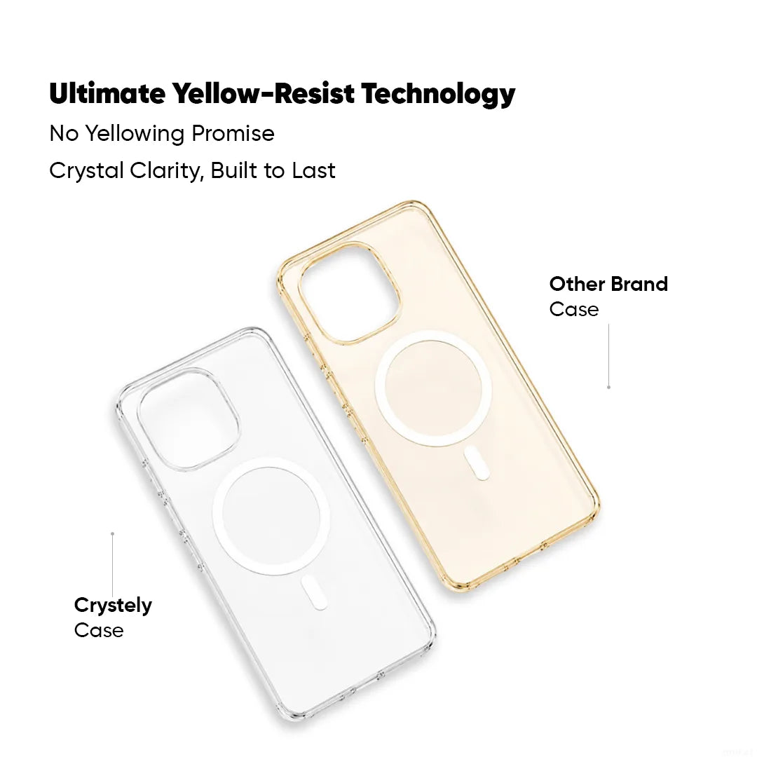 iQOO Neo 10 - Anti Yellow MagSafe Clear Case