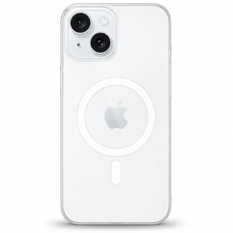 iPhone 15 Plus - Anti Yellow MagSafe Clear Case - Crystely