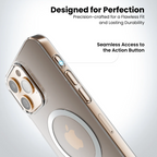 iPhone 15 Pro Max Anti Yellow Clear MagSafe Case designed for perfection