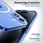 iPhone 16 Plus Anti Yellow Clear MagSafe Case raised edge protection
 
