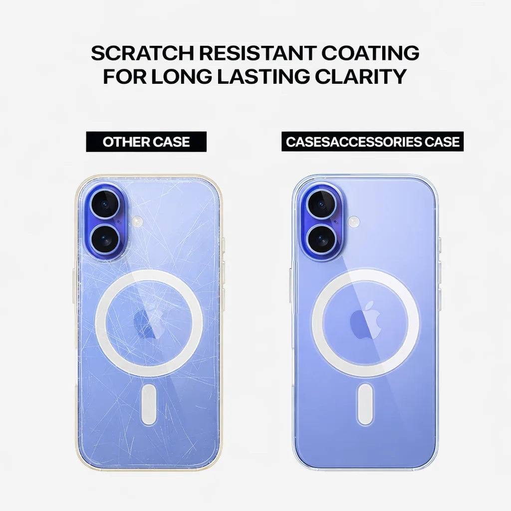 Shockproof iPhone 17 case with strong magnetic ring