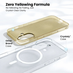 IPhone 17 Anti Yellow Magsafe Clear Case non yellowing clear phone case