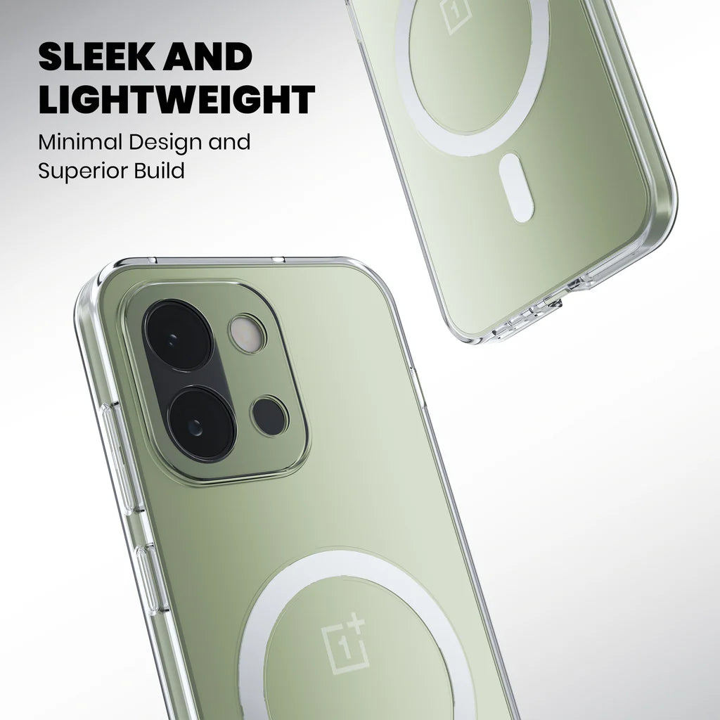 Clear Anti-Yellow MagSafe Case – OnePlus 15 sleek and lightweight 