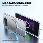  Clear Anti-Yellow MagSafe Case for Google Pixel 9 Pro XL n52 magnets