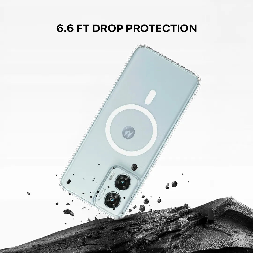 Lightweight clear case for Moto Edge 50 Fusion