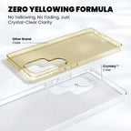 Anti-Yellow Clear Case for Galaxy S25 Ultra zero yellowwing formula