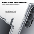Anti-Yellow Clear Case for Galaxy S25 Ultra cutouts
