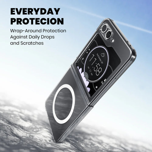 Anti-Yellow Transparent MagSafe Cover – Galaxy Z Flip4 everyday protection