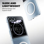 Anti-Yellow Transparent MagSafe Cover – Galaxy Z Flip5 sleek and lighweight