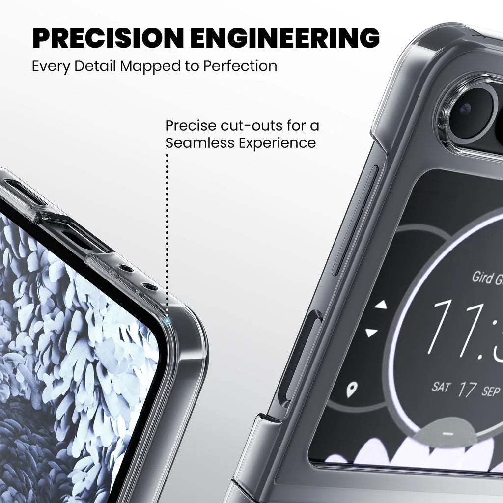Anti-Yellow Transparent MagSafe Cover – Galaxy Z Flip6 every detail mapped to perfection