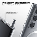 Anti Yellow Magsafe Clear Case Samsung S23 Ultra precison enginering 