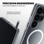 Precision-cut ports and buttons on Crystely S26 Ultra case