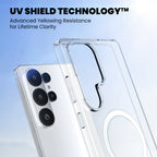 UV Shield Technology in Crystely S26 Ultra anti-yellow clear case