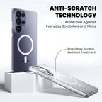 Anti-scratch resistant clear case for Samsung S26 Ultra