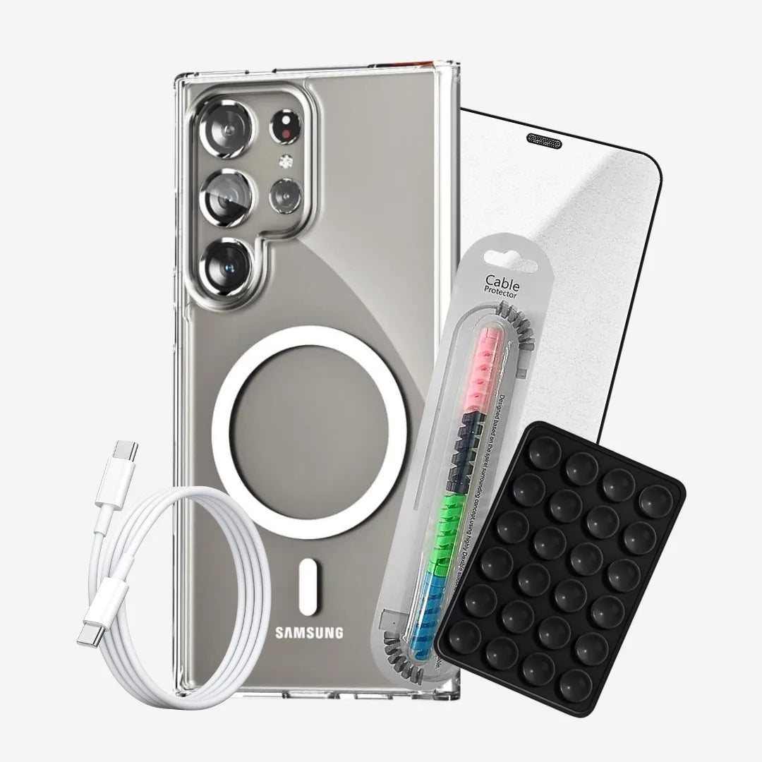 Samsung Galaxy S24 Ultra - Anti Yellow MagSafe Clear Case