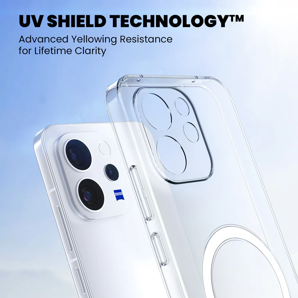 UV Shield Technology anti-yellow case Vivo V70 E – lifetime clarity yellowing resistance
