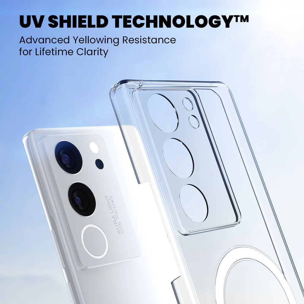 Anti-Yellow MagSafe Clear Case for Vivo Y400 Pro 5G