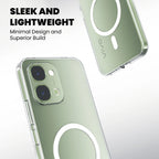 Anti-Yellow MagSafe Clear Case for Vivo T5x 5G