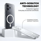 Anti-scratch technology Crystely MagSafe case Vivo V70 E – scratch resistant back coating
