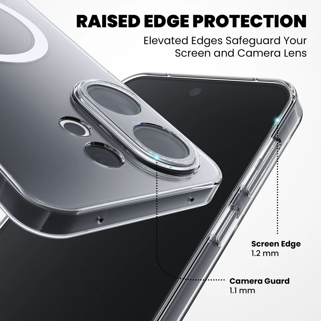 Anti-Yellow MagSafe Clear Case for Vivo X200 FE