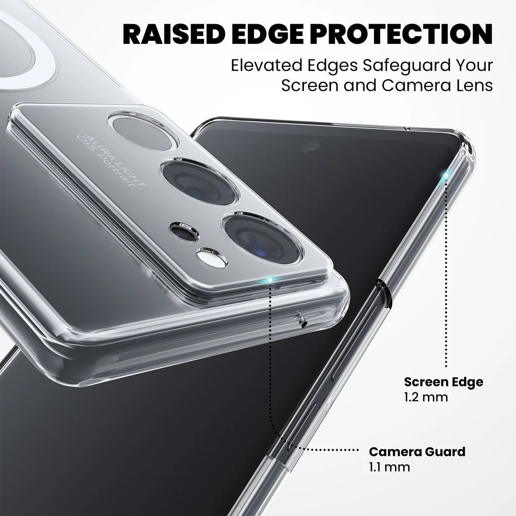 Anti-Yellow MagSafe Clear Case for Vivo Y400 Pro 5G