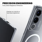 Anti-Yellow MagSafe Clear Case for Vivo Y400 Pro 5G