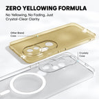 Anti-Yellow MagSafe Clear Case for Vivo T4 Ultra